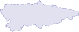 Mapa del Principado de Asturias