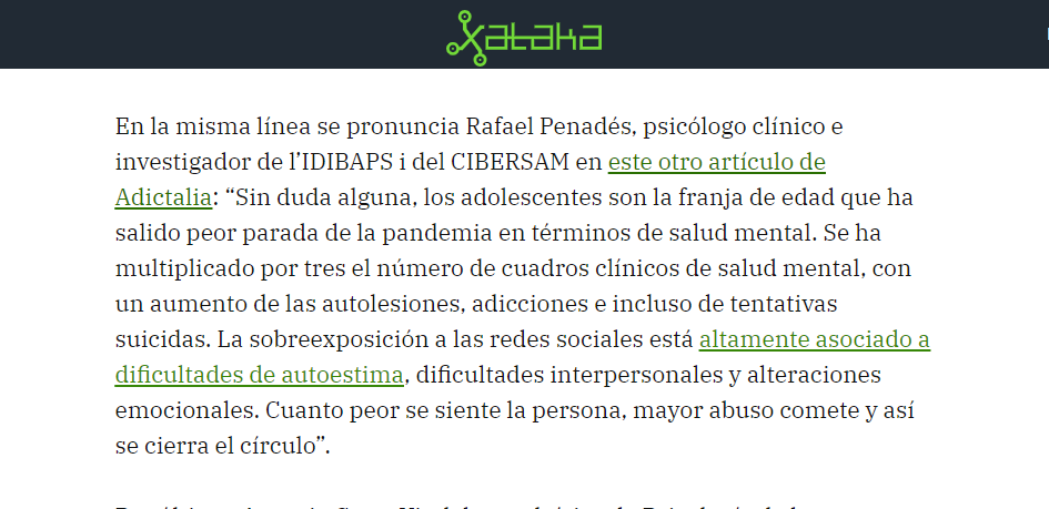 Mención en Xataka a Adictalia