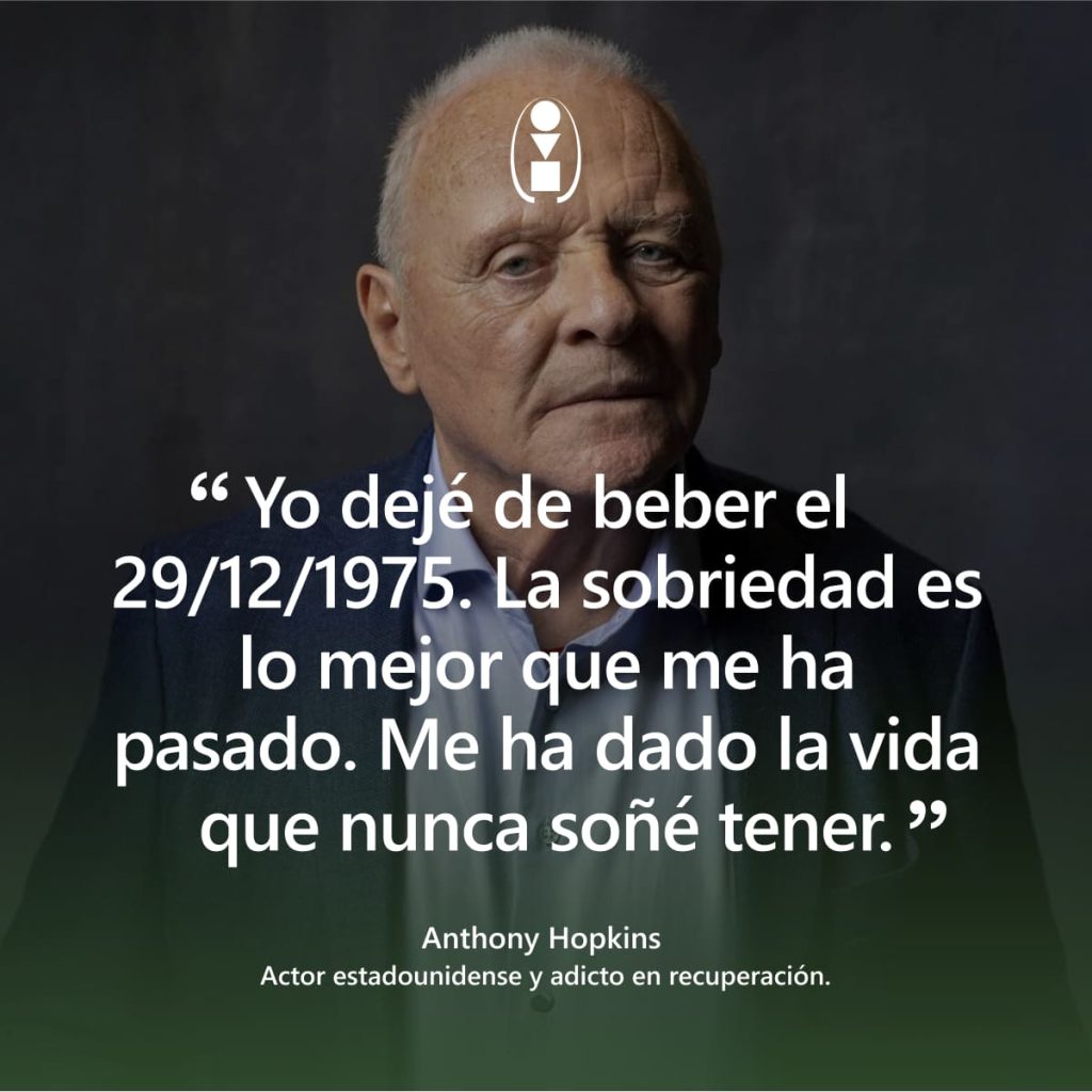 frase Anthony Hopkins adicción