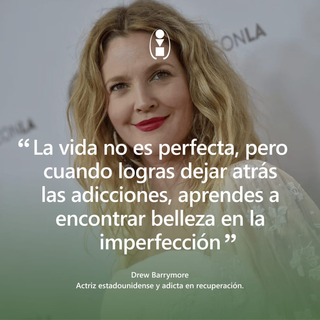 frase Drew Barrymore adicción