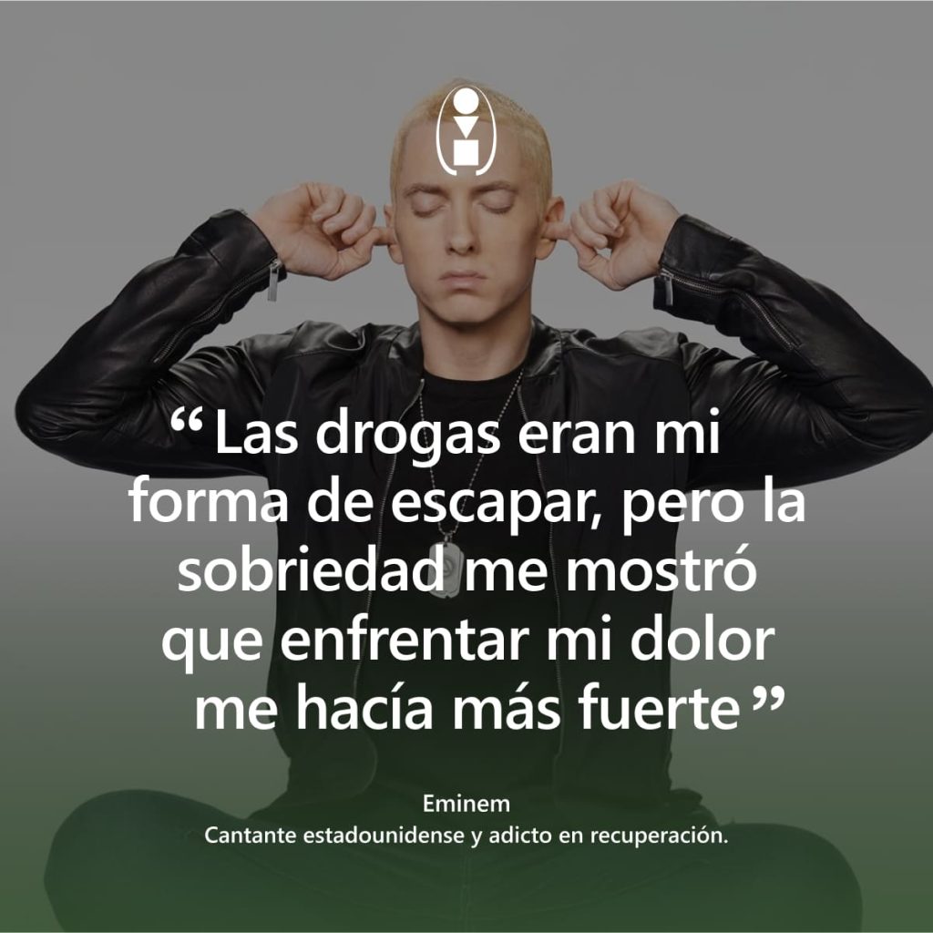 frase Eminem adicción
