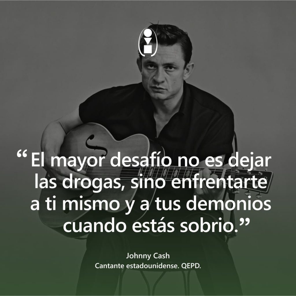 frase Johnny Cash adicción
