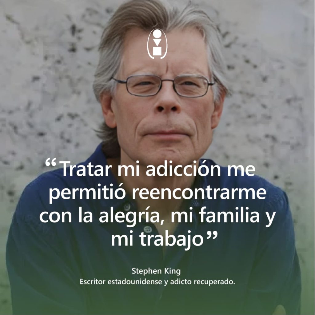 frase Stephen King adicción