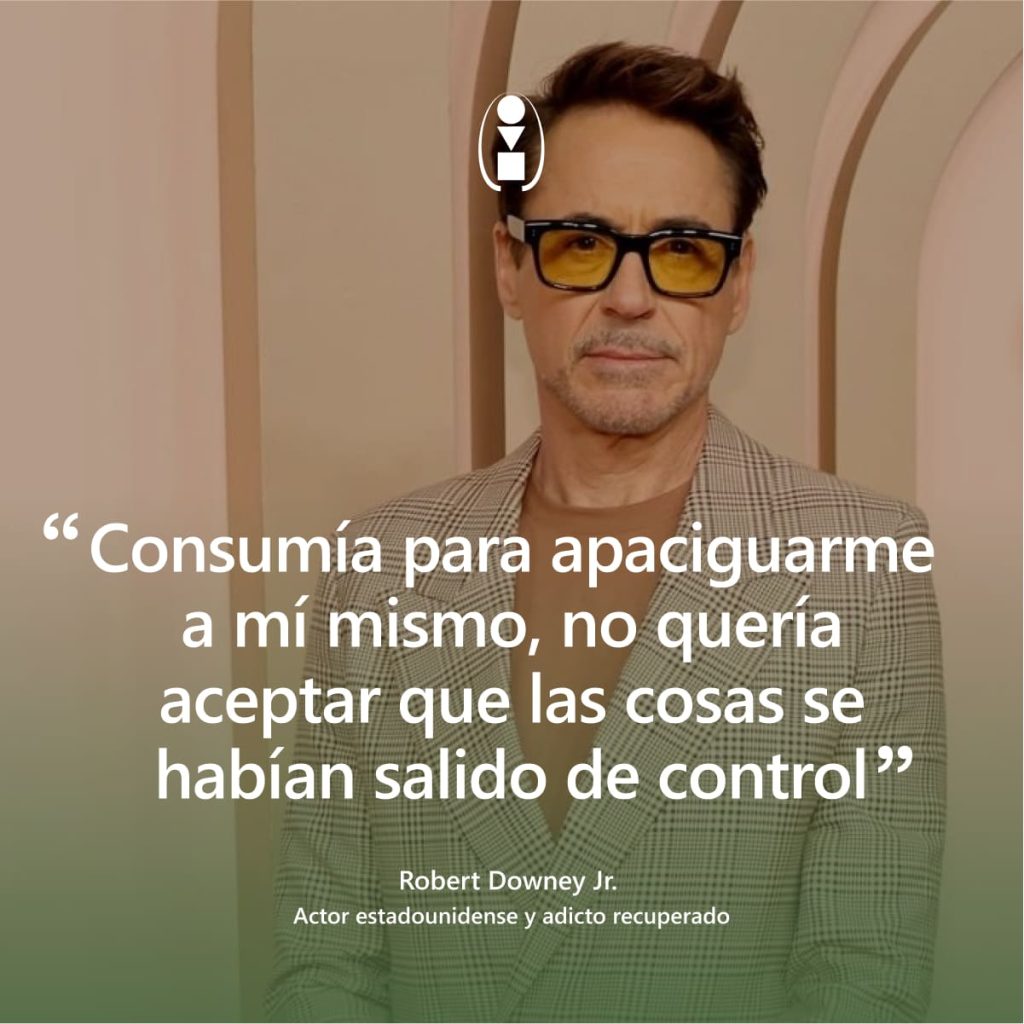 frase Robert Downey Jr. adicción