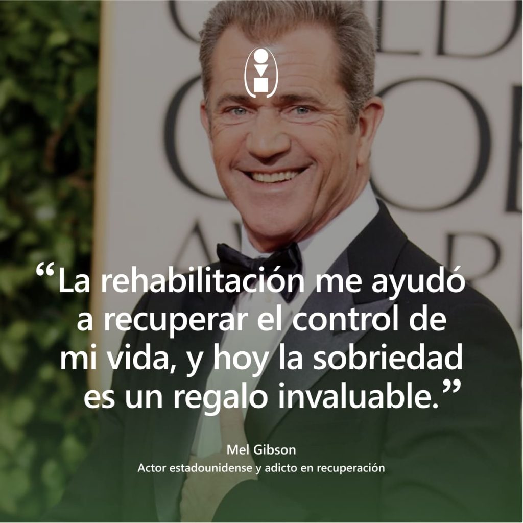 frase Mel Gibson adicción