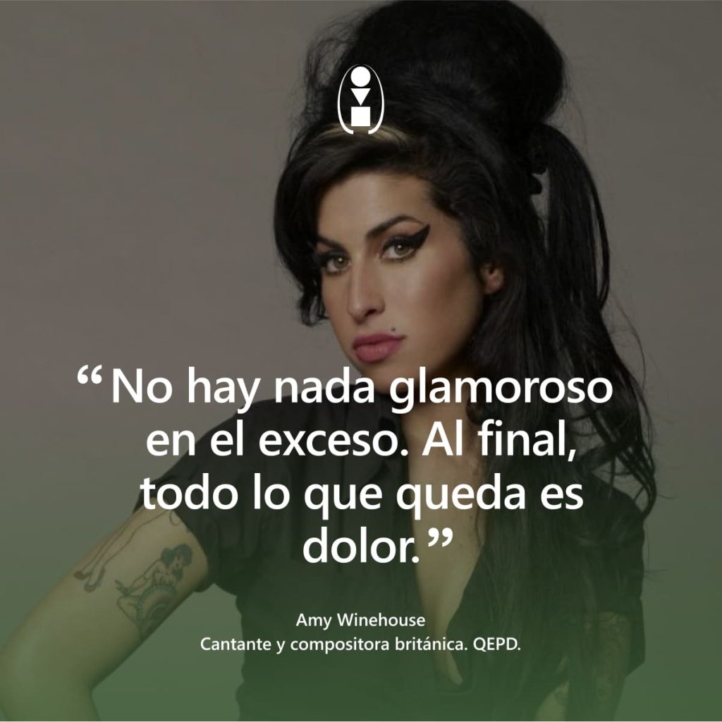 frase Amy Winehouse adicción