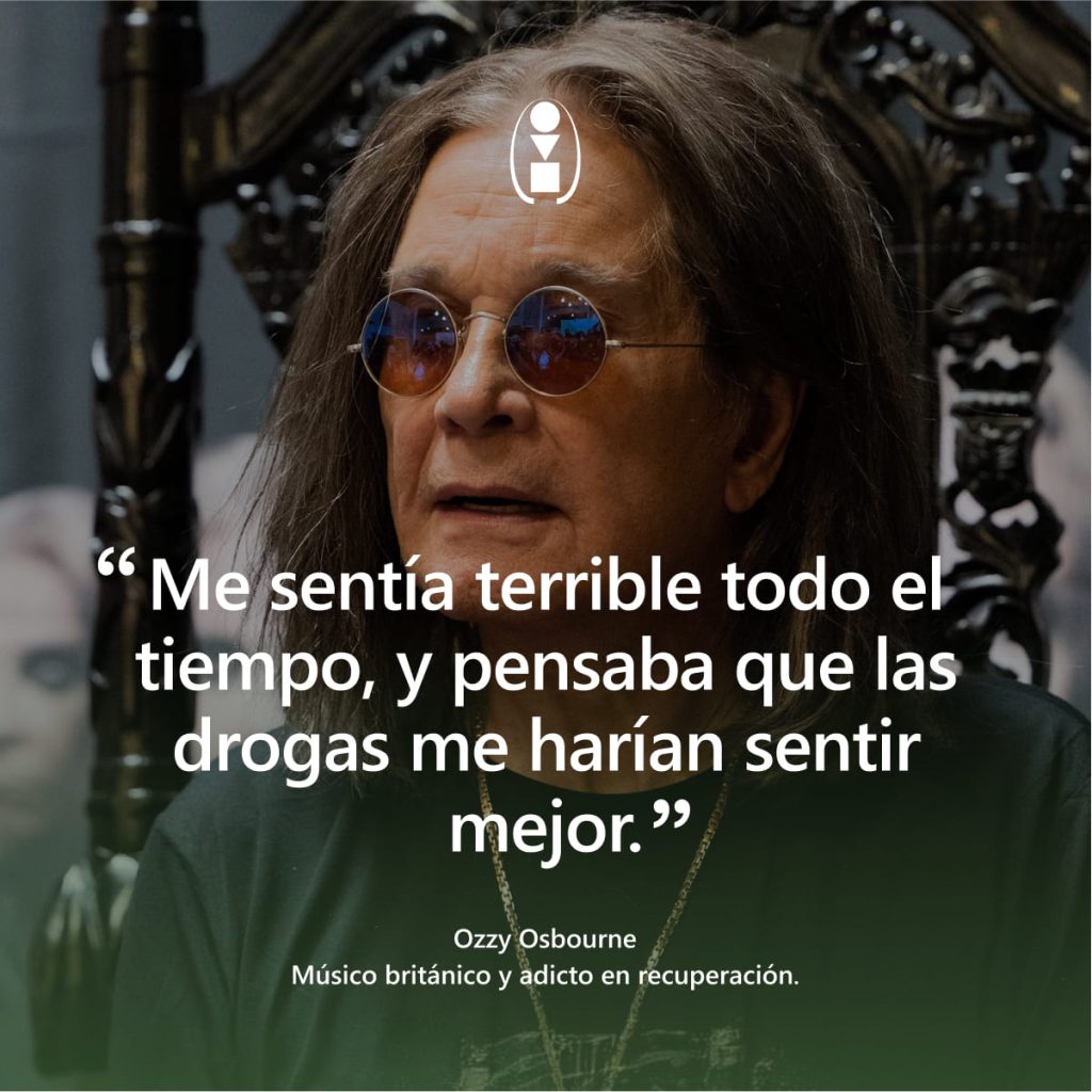 frase Ozzy Osbourne adicción