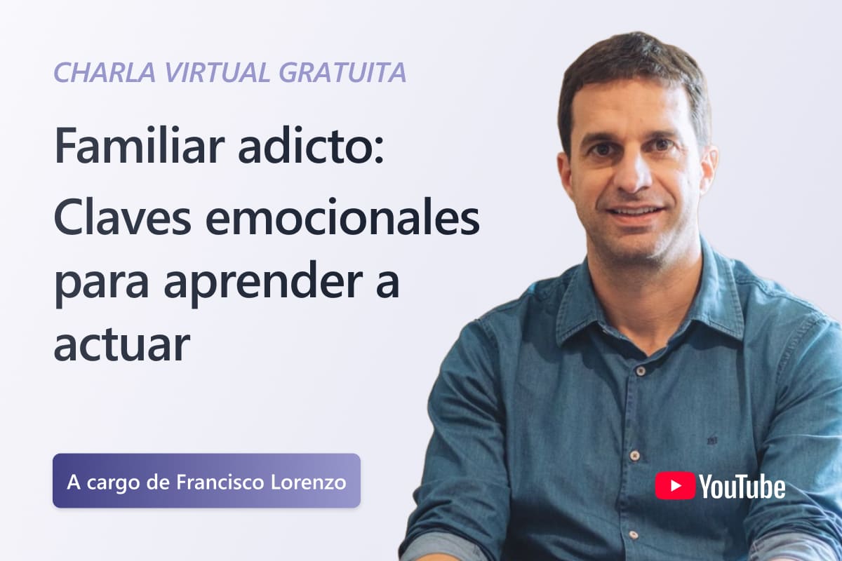 Webinar charla online en vivo sobre adicciones